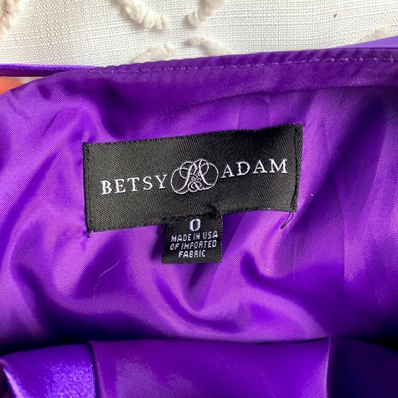 Floor Length Purple Prom Dress - Picture 4 of 4